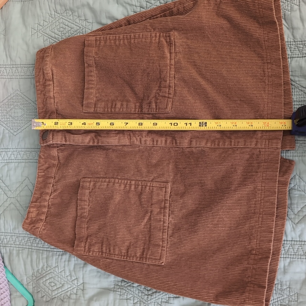 Japna Camel Corderoy Mini Skirt Size Small With Pockets! - Picture 7 of 7
